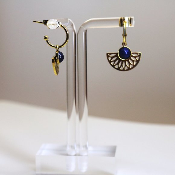 Earrings / 100% stainless steel high quality / hypoallergenic - Picture 4 of 4